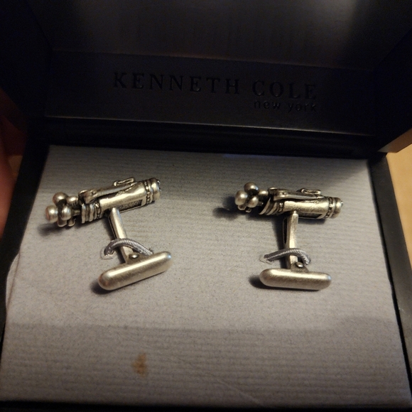KENNETH COLE GOLF BAG CUFFLINKS With Box - Picture 11 of 14